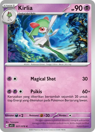 Kirlia (Scarlet ex 027/078)