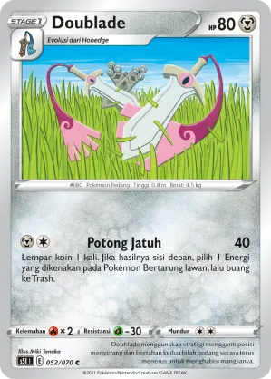 Doublade (Single Strike Master 052/070)