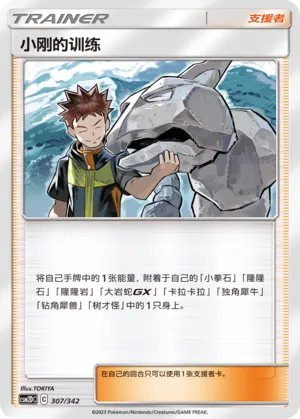 Brock's Training (Shining Synergy GX Starter Deck 307/342)