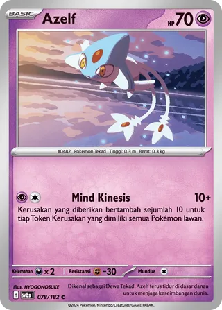 Azelf (Stellar Lightning 078/182)
