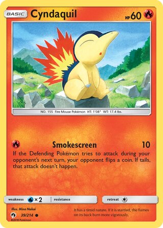 Cyndaquil (Lost Thunder 39/214)