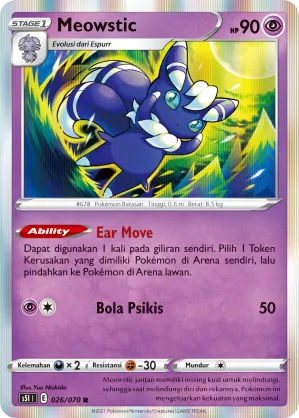Meowstic (Single Strike Master 026/070)