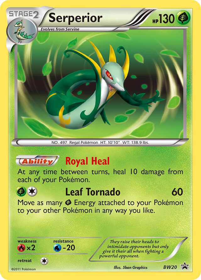 Serperior BW Black Star Promos BW20 PROMO