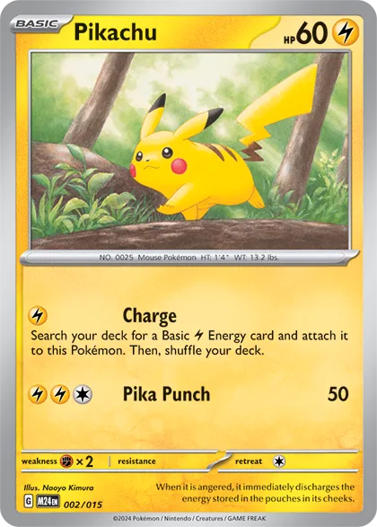 Pikachu McDonald's Collection 2024 002/015 —