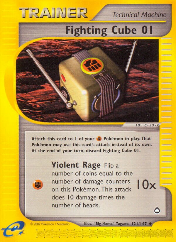121/147 Fighting Cube 01 AQ Uncommon
