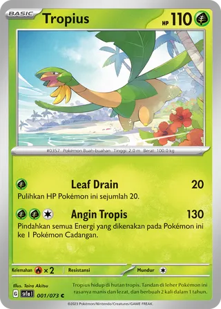 Tropius (Triplet Beat 001/073)