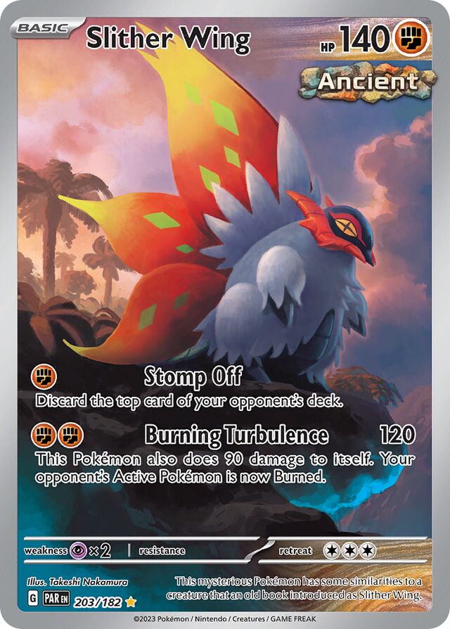 203/182 Slither Wing PAR Illustration Rare