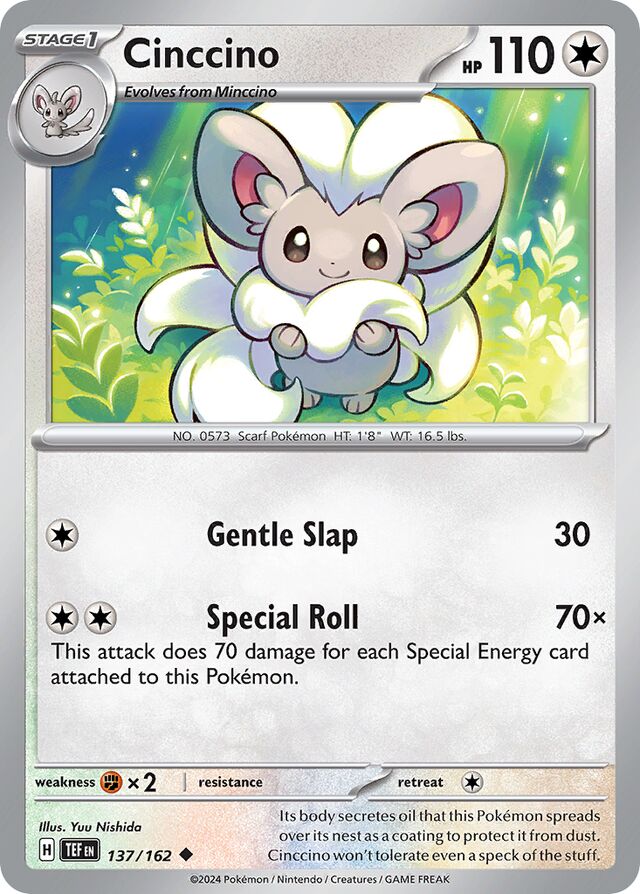 137/162 Cinccino TEF Uncommon