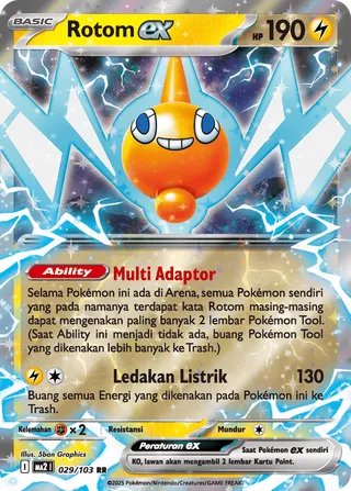Rotom ex (Blue Blaze 029/103)