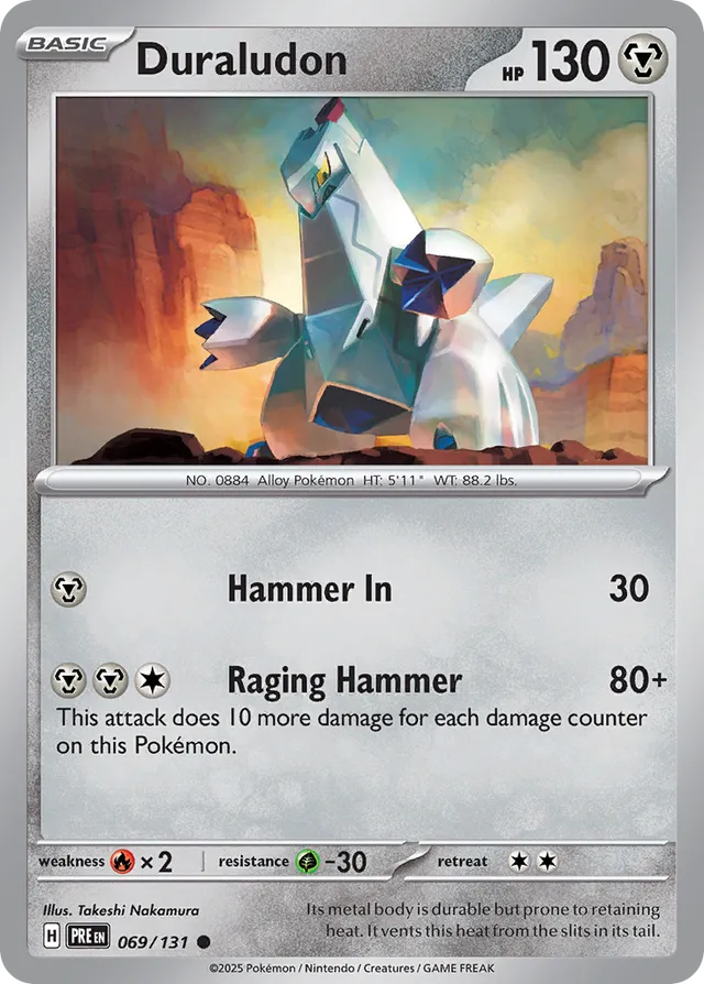 Duraludon Prismatic Evolutions 069/131 Common