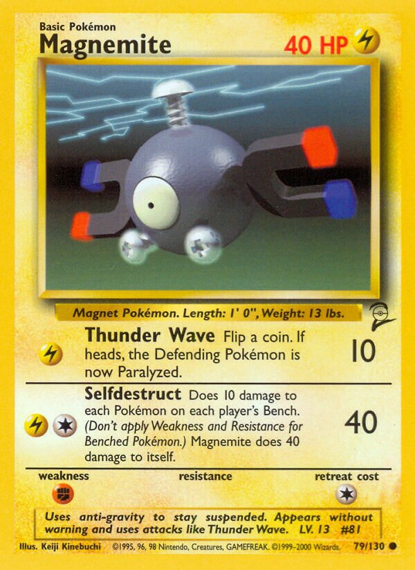 Magnemite Base 2 79/130 Common
