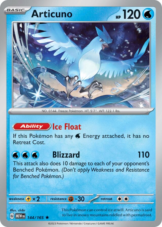 Pokemon Scarlet and Violet Articuno