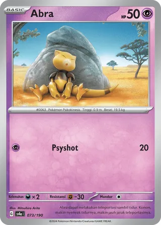 Abra (Shiny Treasure ex 073/190)