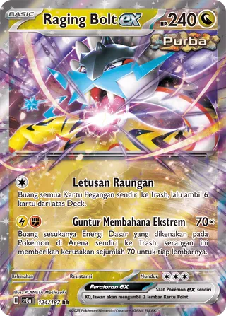 Raging Bolt ex (Terastal Festival ex 124/187)