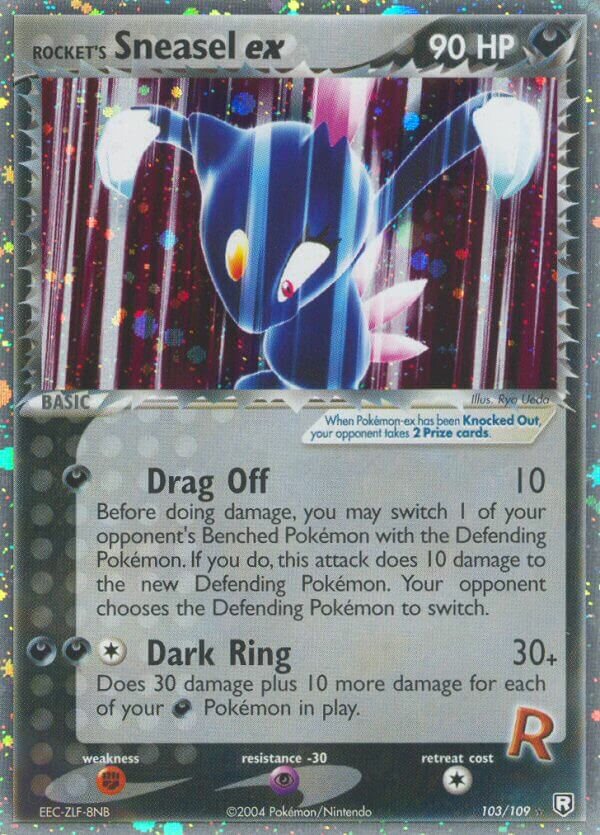 Rocket's Sneasel ex Team Rocket Returns 103/109 Rare Holo ex