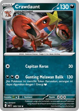 Crawdaunt (Mega Evolution 085/126)