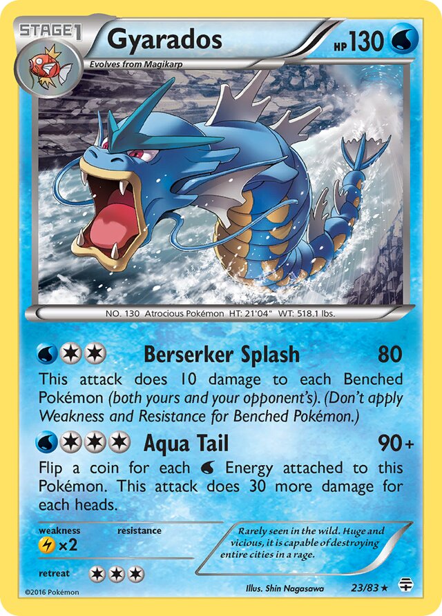 Gyarados Generations 23/83 Rare