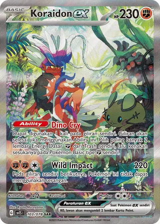 Koraidon ex (Scarlet ex 103/078)