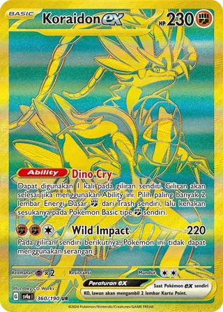 Koraidon ex (Shiny Treasure ex 360/190)