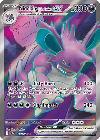 Team Rocket's Nidoking ex (Presence of Champions 165/138)
