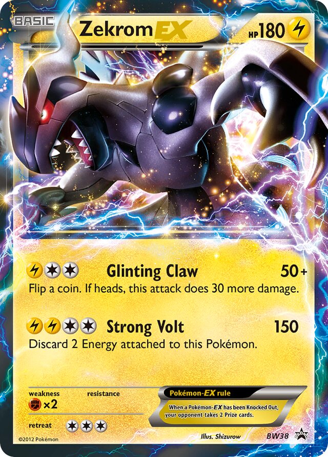 Zekrom-EX BW Black Star Promos BW38 PROMO