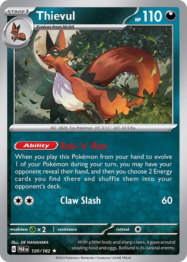 120/182 Thievul PAR Rare