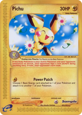 Pichu (New York Pokémon Center Press Event 083/093)