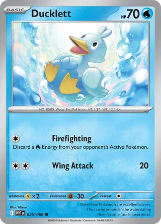 Ducklett (White Flare 025/086)