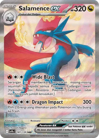 Salamence ex (Bonds of Destiny 181/139)