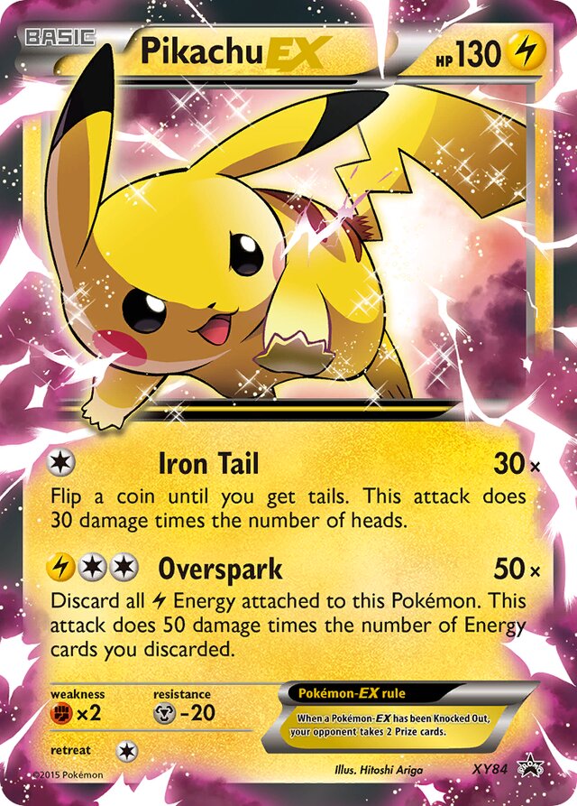 PikachuEX XY Black Star Promos XY84 PROMO