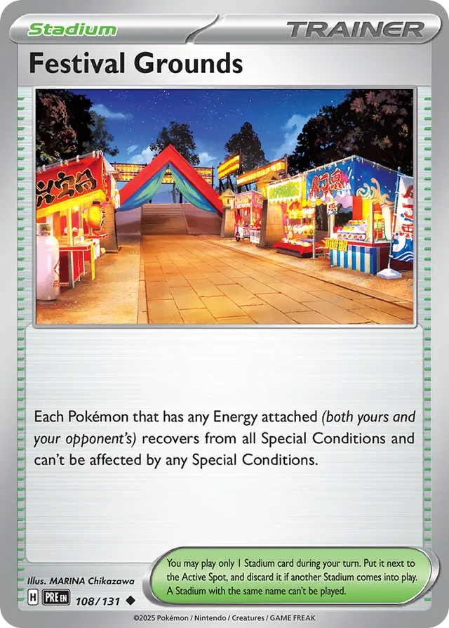 Festival Grounds Prismatic Evolutions 108/131 Uncommon