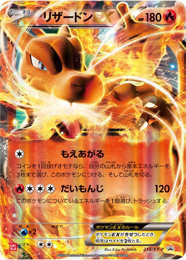 CharizardEXリザードンEX XY-P Promotional cards 213/XY-P