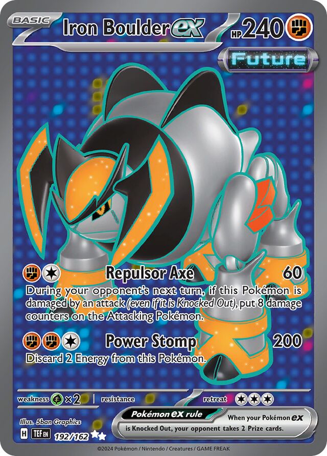 Iron Boulderex Temporal Forces 192/162 Ultra Rare
