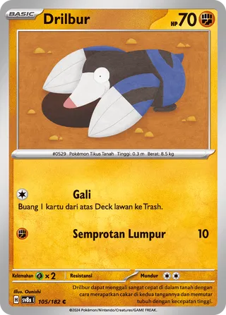 Drilbur (Stellar Lightning 105/182)