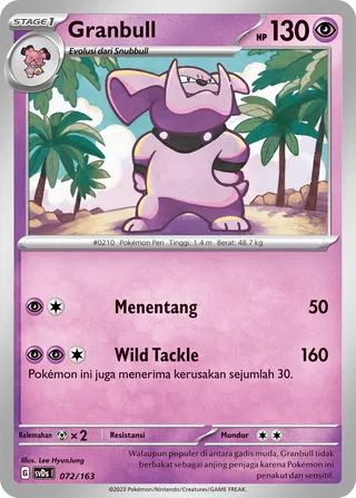 Granbull (ex Compact Deck 072/163)