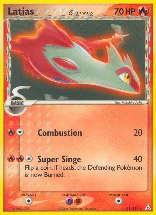 Latias δ Holon Phantoms 21/110 Rare