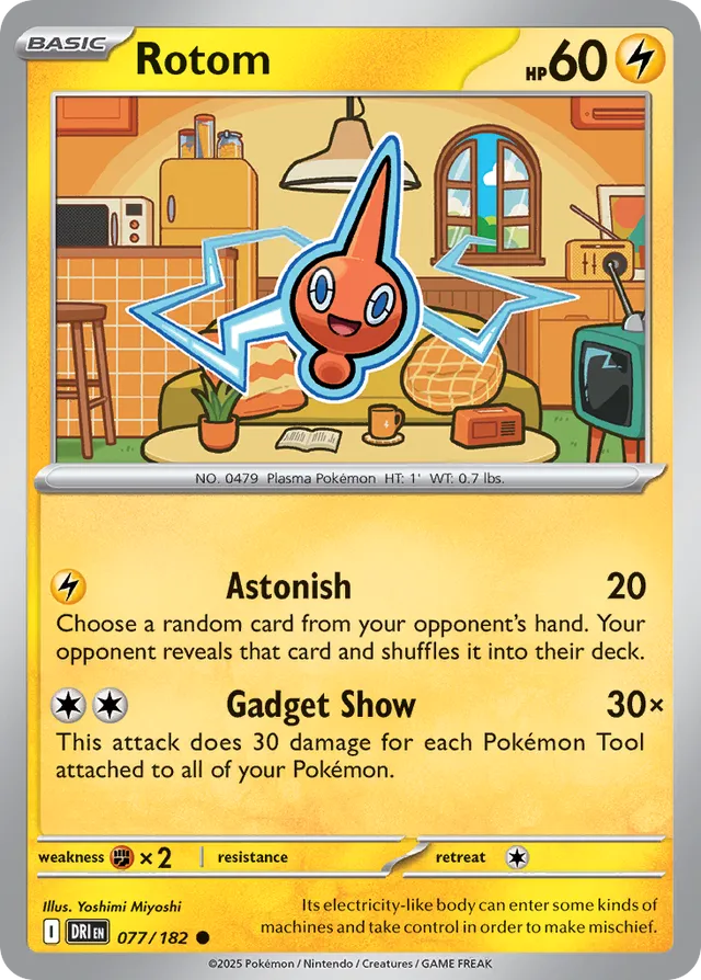 Rotom Destined Rivals 077/182 Common