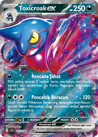 Toxicroak ex (Scarlet ex 055/078)