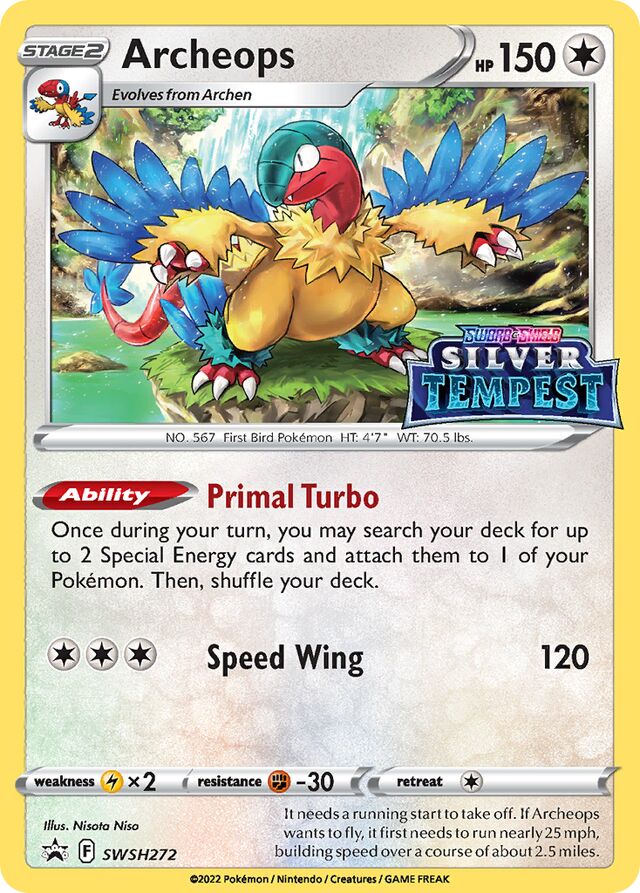 SWSH272 Archeops SSP PROMO