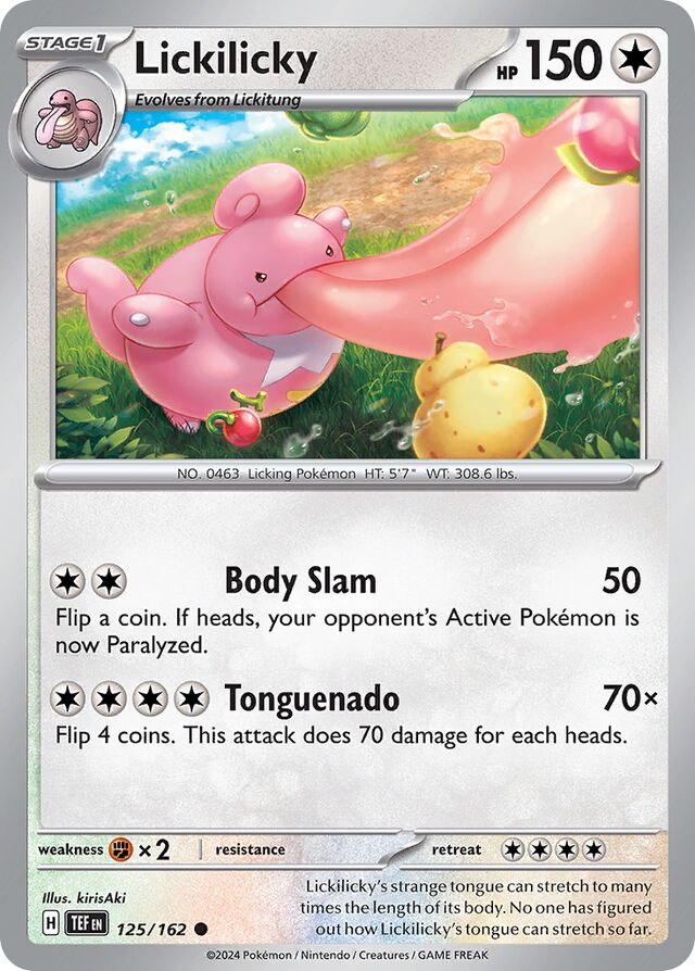 125/162 Lickilicky TEF Common