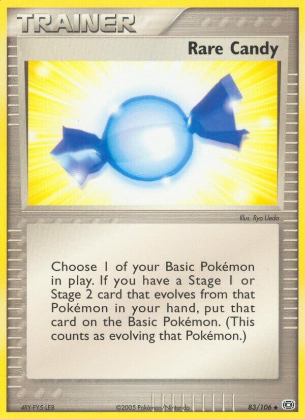 Rare Candy 83/106 3 EX EMERALD UNCOMMON PTCG