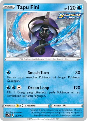 Tapu Fini (Evolution V Starter Deck 052/172)