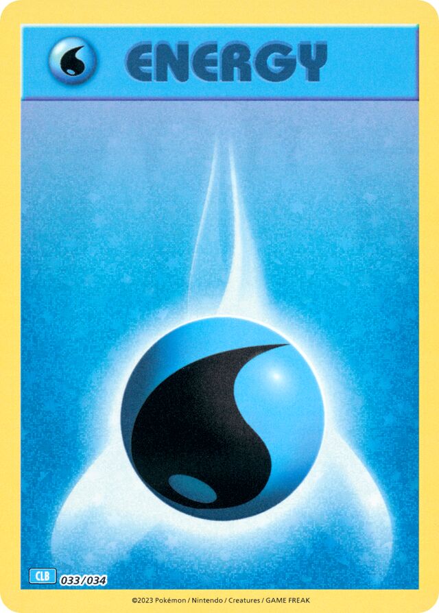 Water Energy Blastoise & Suicune ex Deck 033/034
