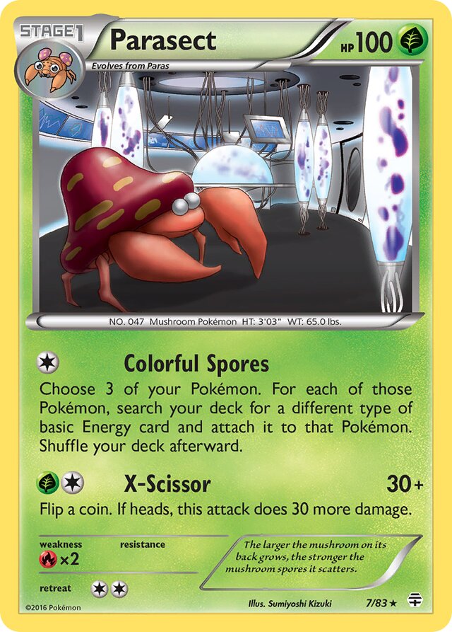 Parasect Generations 7/83 Rare