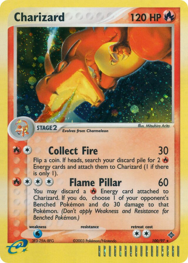 100/97 Charizard DR Rare Secret