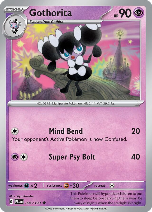 Gothorita Paldea Evolved 091/193 Uncommon
