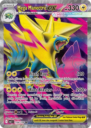 Mega Manectric ex (Mega Evolution 154/126)
