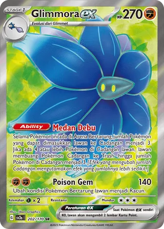 Glimmora ex (Black Shine 202/170)