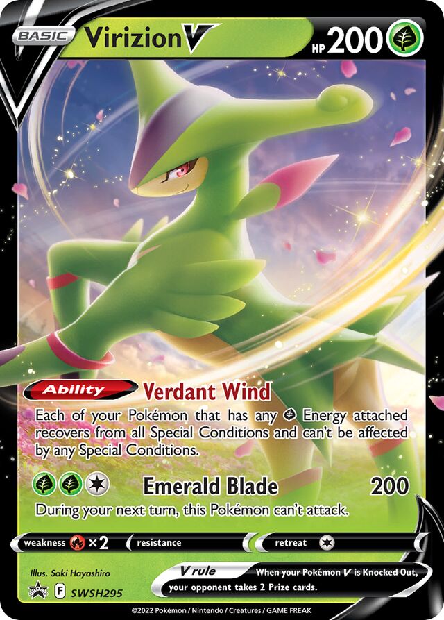 SWSH295 Virizion V SSP PROMO