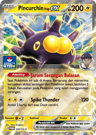 Hop's Pincurchin ex (Scarlet & Violet Promos 237/SV-P)